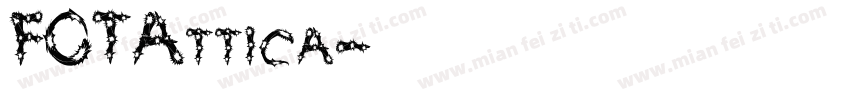 FOTAttica字体转换