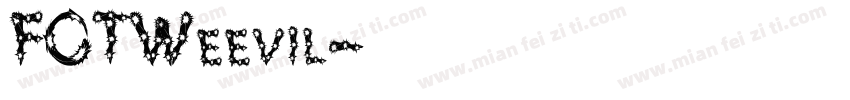 FOTWeevil字体转换