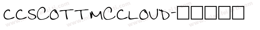 CCScottMcCloud字体转换