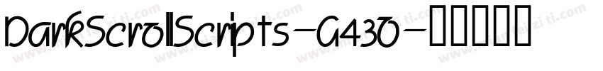 DarkScrollScripts-G43O字体转换