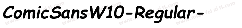ComicSansW10-Regular字体转换