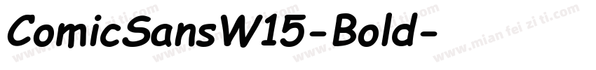 ComicSansW15-Bold字体转换