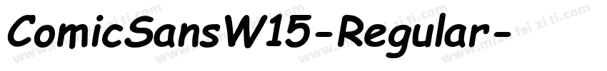 ComicSansW15-Regular字体转换