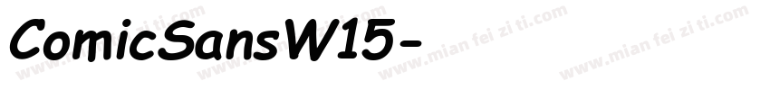 ComicSansW15字体转换
