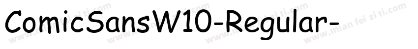 ComicSansW10-Regular字体转换