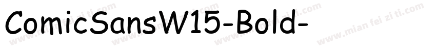 ComicSansW15-Bold字体转换