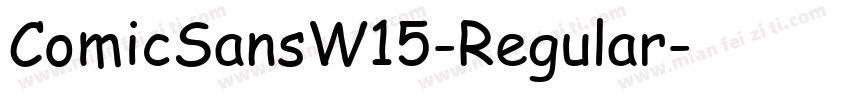 ComicSansW15-Regular字体转换