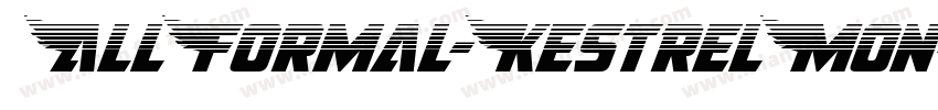 AllFormal-KestrelMon字体转换