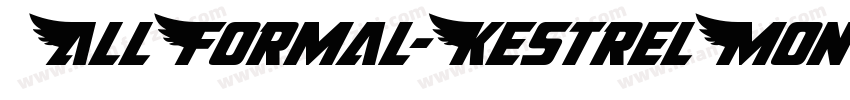AllFormal-KestrelMon字体转换