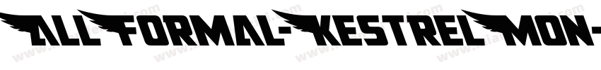 AllFormal-KestrelMon字体转换
