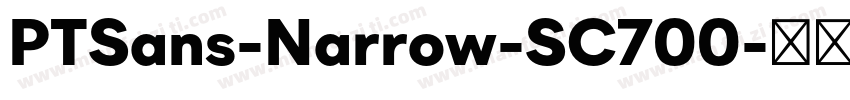 PTSans-Narrow-SC700字体转换