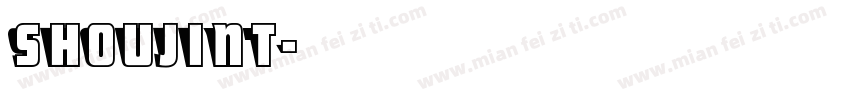 shoujint字体转换