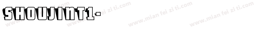 shoujint1字体转换