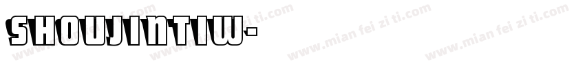 shoujintiw字体转换