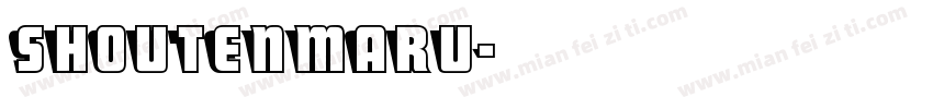 shoutenmaru字体转换