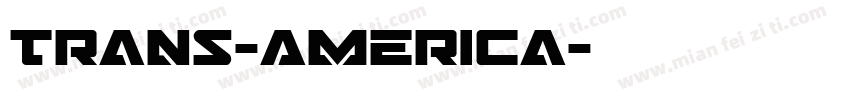 Trans-America字体转换