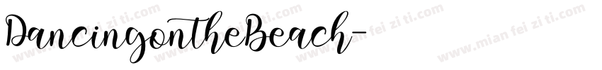 DancingontheBeach字体转换