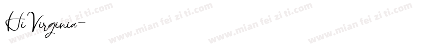 HiVirginia字体转换