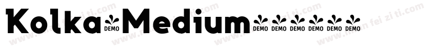 Kolka-Medium字体转换