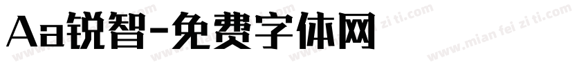 Aa锐智字体转换