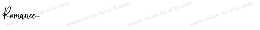 Romance字体转换