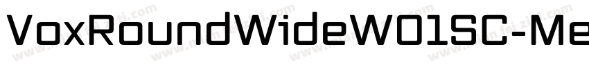 VoxRoundWideW01SC-Me字体转换
