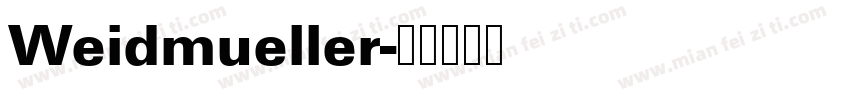 Weidmueller字体转换