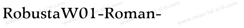 RobustaW01-Roman字体转换