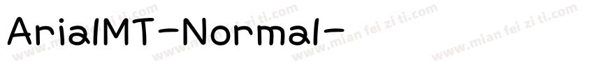 ArialMT-Normal字体转换
