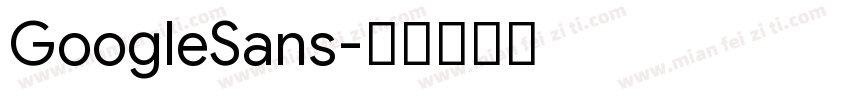 GoogleSans字体转换