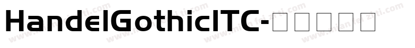 HandelGothicITC字体转换