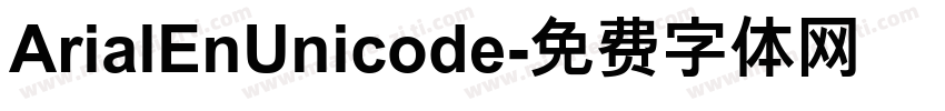 ArialEnUnicode字体转换