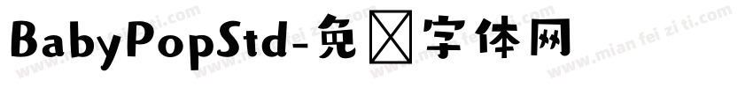 BabyPopStd字体转换