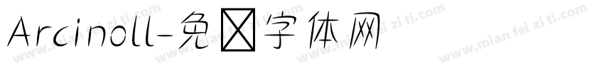 Arcinoll字体转换
