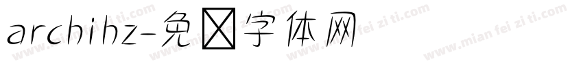 archihz字体转换
