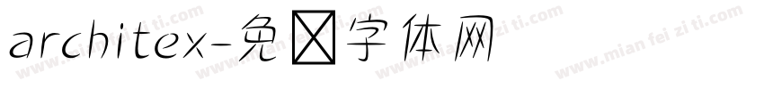 architex字体转换