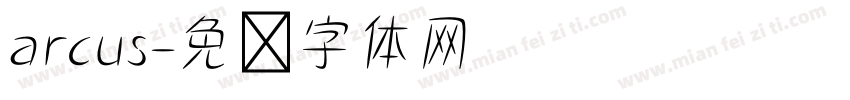 arcus字体转换