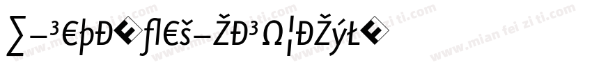 Eureka-RegularItalic字体转换