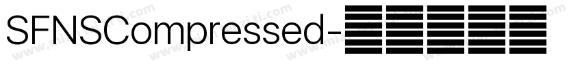 SFNSCompressed字体转换