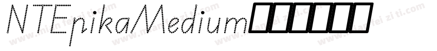 NTEpikaMedium字体转换