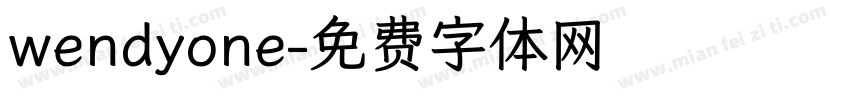 wendyone字体转换