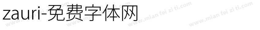 zauri字体转换