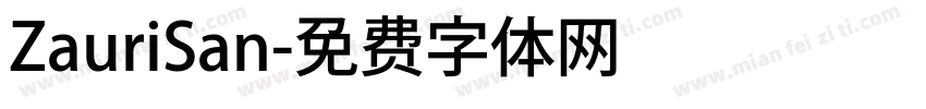 ZauriSan字体转换