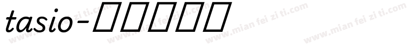 tasio字体转换