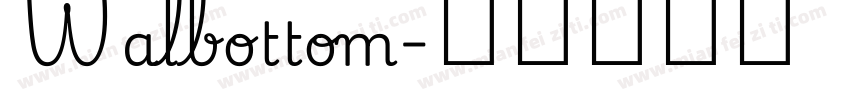 Walbottom字体转换