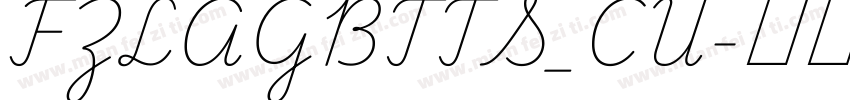 FZLAGBTTS_CU字体转换