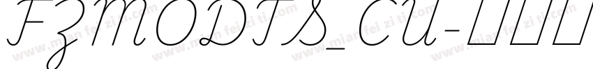 FZMODTS_CU字体转换