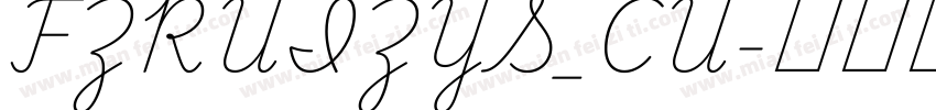 FZRUIZYS_CU字体转换