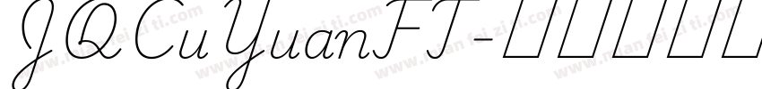 JQCuYuanFT字体转换