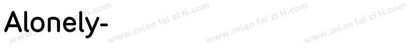 Alonely字体转换